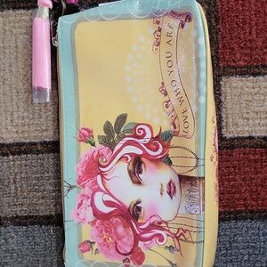 Papaya Colorful Artistic Cosmetic Case